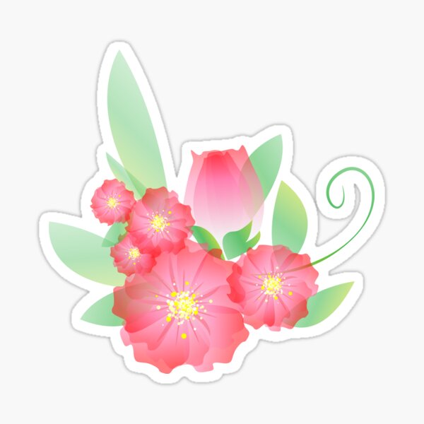 Vista previa del artículo con la obra «flores primaverales tropicales», diseñado y vendido por yessebel.