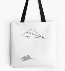 Paper Airplane Dreams Tote Bag