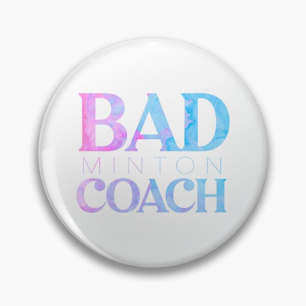 Item preview, Badminton Coach Watercolor Typography Style designed and sold by Designs by Lee.
