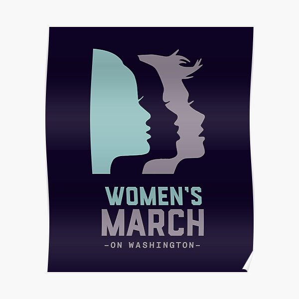 Women's March 2017 On Washington Poster