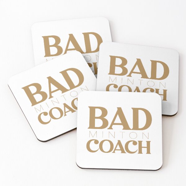 Item preview, Badminton Coach Elegant Gold Edition designed and sold by Designs by Lee.