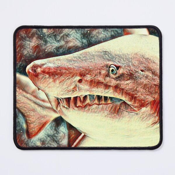 Item preview, Shark Close Up Blood Red Beauty designed and sold by Namsus-Printing.