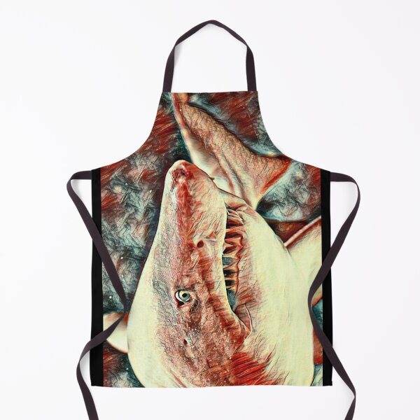 Item preview, Shark Close Up Blood Red Beauty designed and sold by Namsus-Printing.