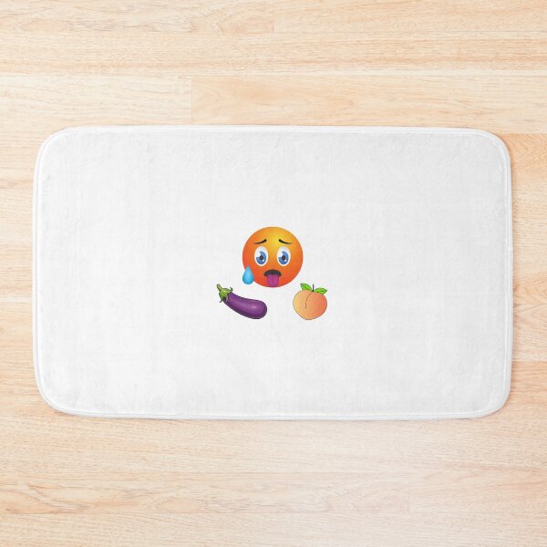 Artikelvorschau, Auberginen-Pfirsich-Lewd-Emoji-Design 2 entworfen und verkauft von Deadlycloak.