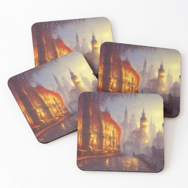 Item preview, Falls in a gothic city designed and sold by ctrinity.