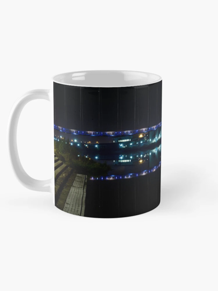Thumbnail 5 of 6, Coffee Mug, Reflections - Infinity Bridge designed and sold by John Stoves.