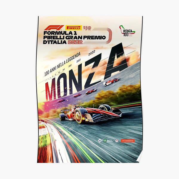 F1 2022 Italy Monza Grand Prix Promo Poster Poster
