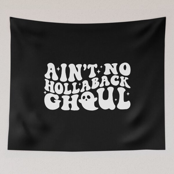 Aperçu de l'œuvre Ce n'est pas un fantôme d'Halloween Hollaback Ghoul créée et vendue par SpookySeasonTee.