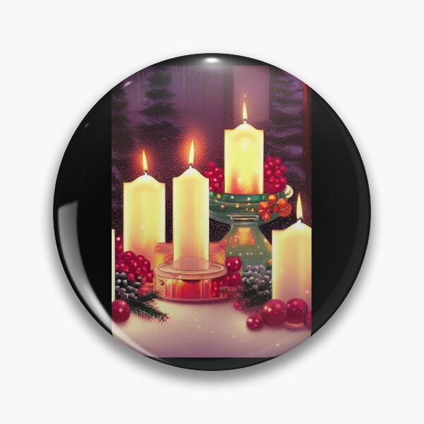 Item preview, Decorative Christmas Candle Arrangement designed and sold by TiltedCode.