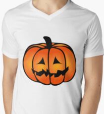 halloween jack o'lantern Men's V-Neck T-Shirt