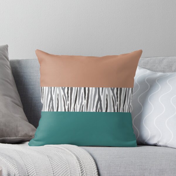 Item preview, Color Blocking with Zebra Stripe Pattern designed and sold by CJAura by Claire Jane Johnson.