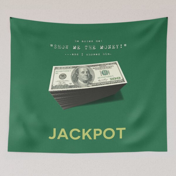 Item preview, Show Me The Money - USD Casino Jackpot  designed and sold by PopAlien.