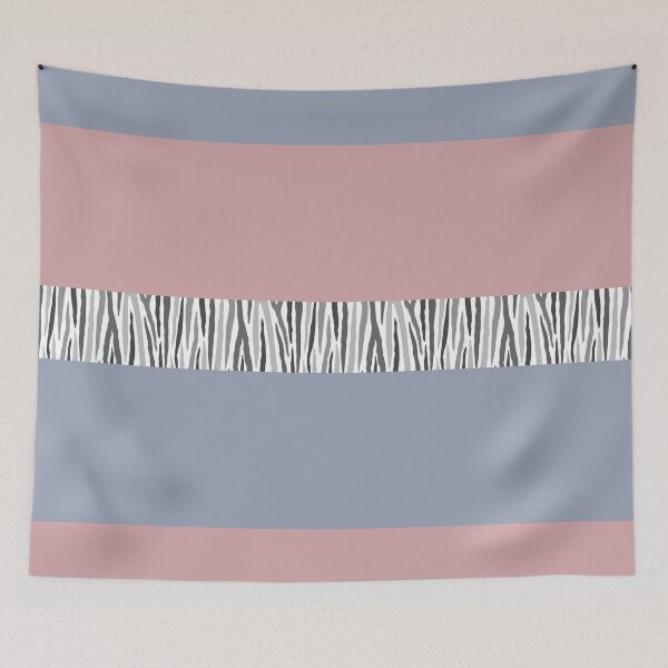 Item preview, Pastel Color Blocking with Zebra Stripe Pattern designed and sold by CJAura by Claire Jane Johnson.