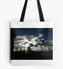 Blue clouds Tote Bag