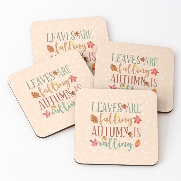 Item preview, Leaves Are Falling Autumn Is Calling designed and sold by tearracreative.