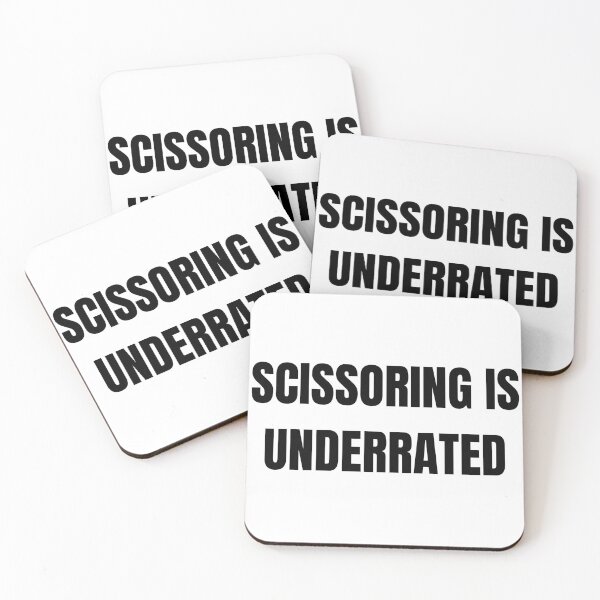 Item preview, Scissoring is underrated designed and sold by mollzfahdays.