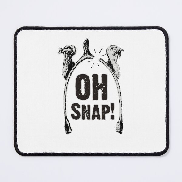 Item preview, oh snap wish bone Turkey Day - thanksgiving furcula designed and sold by OptLuv.