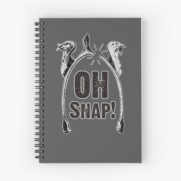 Item preview, oh snap wish bone Turkey Day - thanksgiving furcula designed and sold by OptLuv.