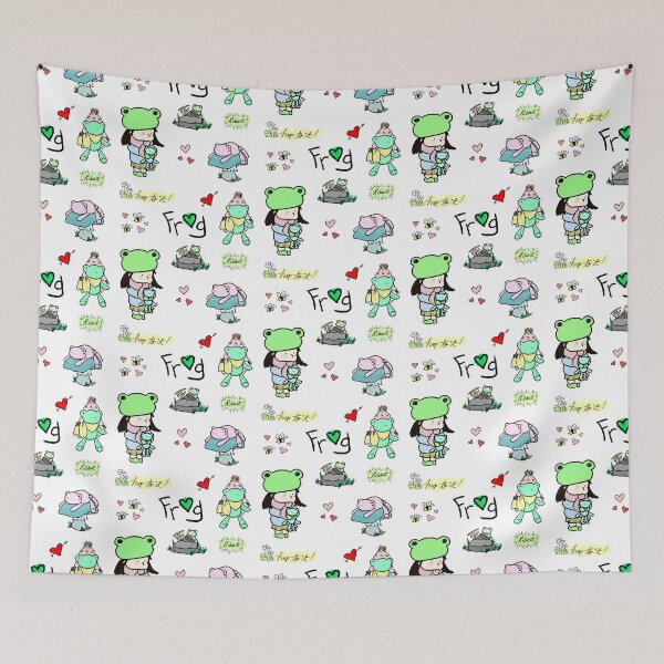 Item preview, Girl with Frog  designed and sold by Sarah Reed.