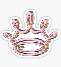 Retro Crown Sticker