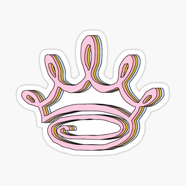 Retro Crown Sticker