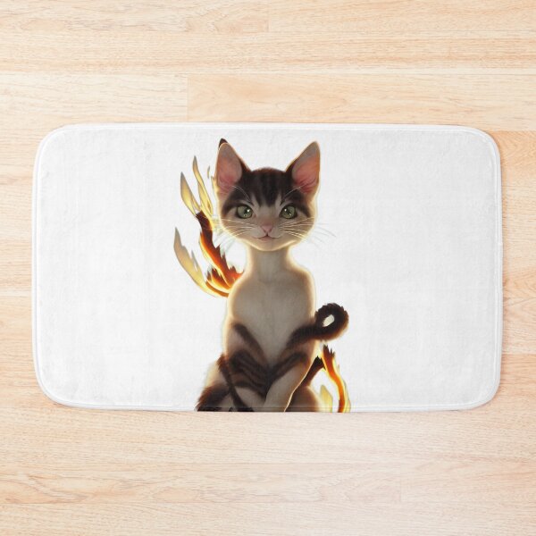 Item preview, Kitten playing with fire designed and sold by Faytaiart.