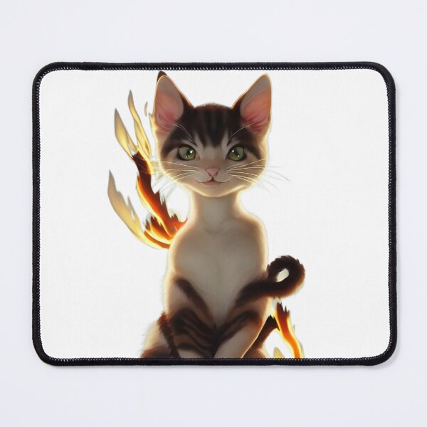 Item preview, Kitten playing with fire designed and sold by Faytaiart.