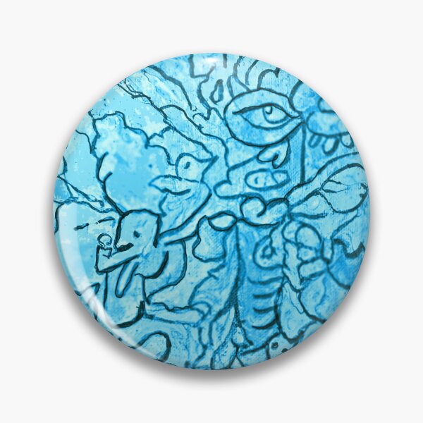 Item preview, Dream Collective Abstract in Blue designed and sold by Karen Simon.