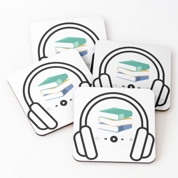 Item preview, Black Headset and  books  designed and sold by Nafeesdesign.