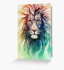 Lion Greeting Card