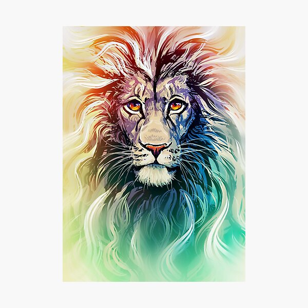 Lion Photographic Print