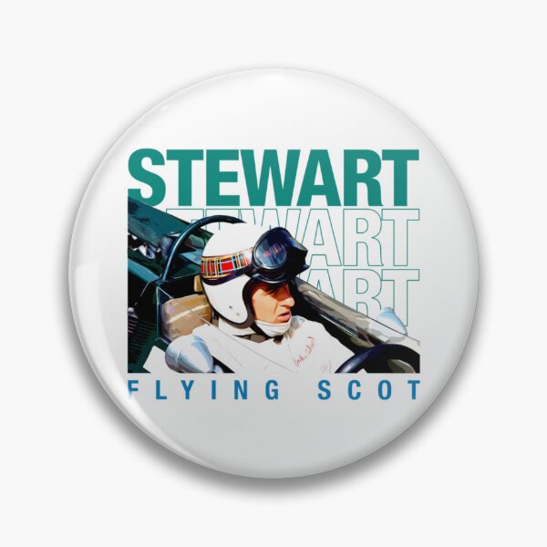 Item preview, Jackie Stewart helmet F1 Champion 60s 70s      designed and sold by AllenLetitiArt.