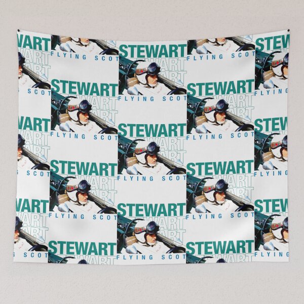 Item preview, Jackie Stewart helmet F1 Champion 60s 70s      designed and sold by AllenLetitiArt.