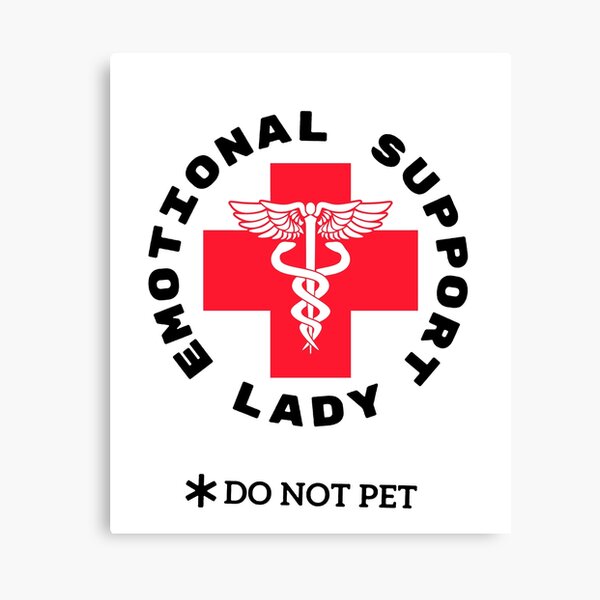 Item preview, Emotional Support Lady - Do Not Pet - Funny - Womens Funnys - Best Friend - Shopping - For Her - Women's Funny designed and sold by RonaldDesigner.