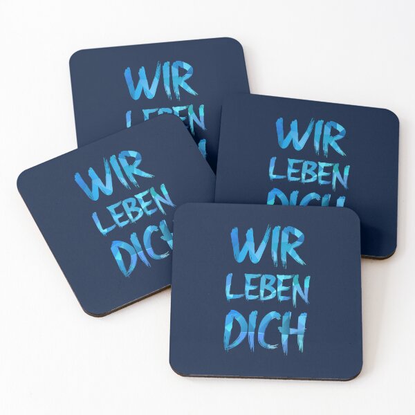 Item preview, Wir Leben Dich Geo Blue designed and sold by VRedBaller.