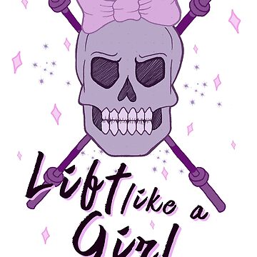 Artwork thumbnail, Lift like a Girl by bittenteacup