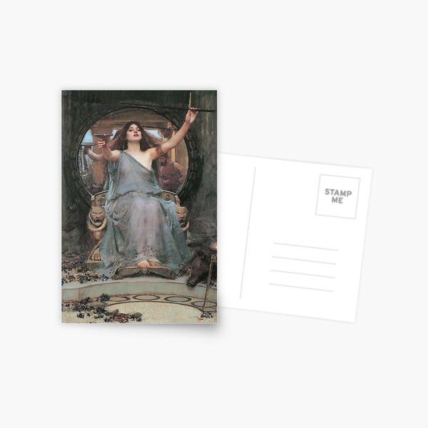 Item preview, Circe Offering the Cup to Odysseus by John William Waterhouse designed and sold by classicartcache.