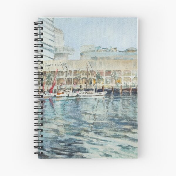 Item preview, Customs House Singapore, watercolor  designed and sold by Almondtree.