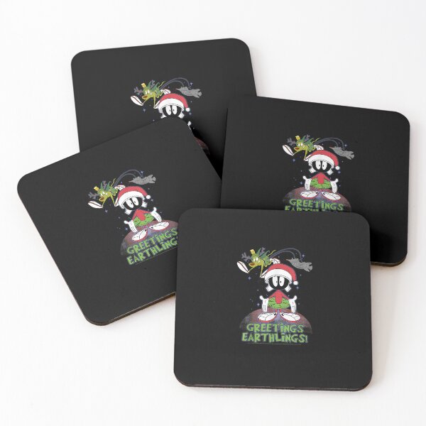 Item preview, Christmas Marvin Greetings Earthlings T-Shirt designed and sold by BuddeQuartz.
