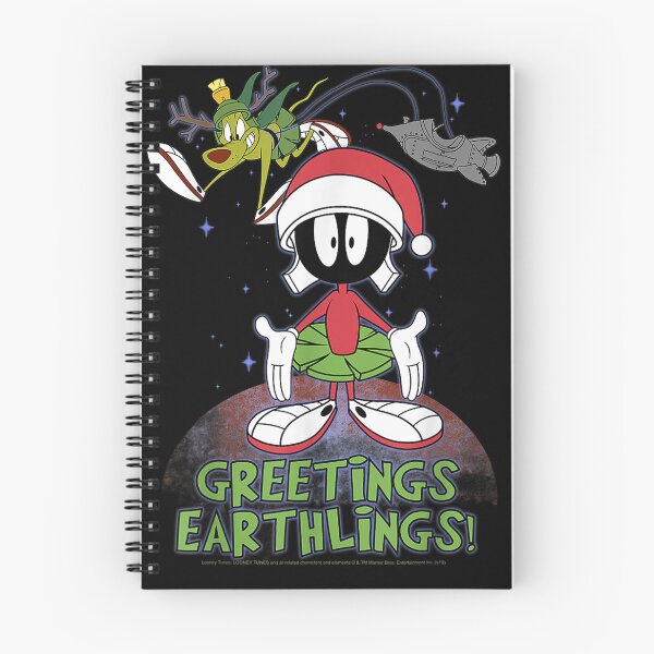 Item preview, Christmas Marvin Greetings Earthlings T-Shirt designed and sold by BuddeQuartz.