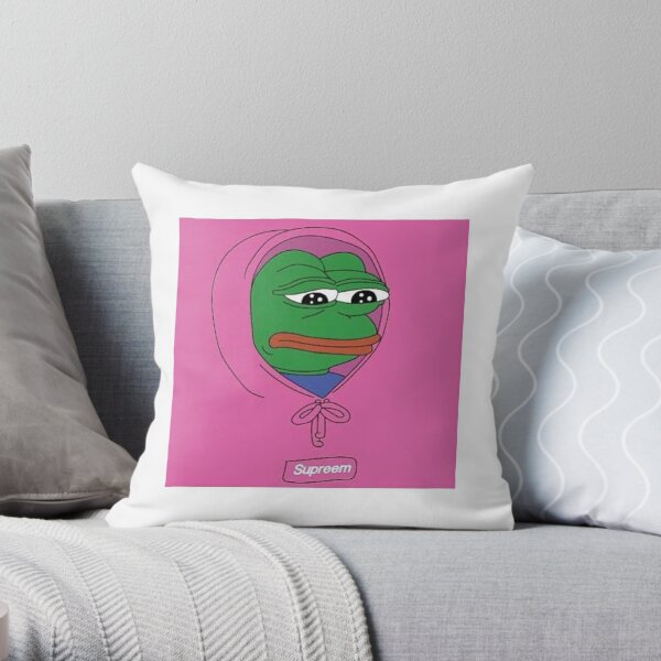 pepe supreem  Throw Pillow