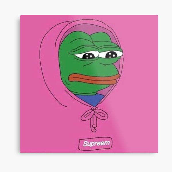 pepe supreem Impression métallique
