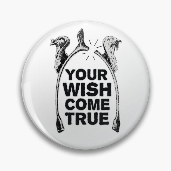 Item preview, your wish come true fulfill your wish Good Luck wish bone Turkey Day - thanksgiving furcula designed and sold by OptLuv.