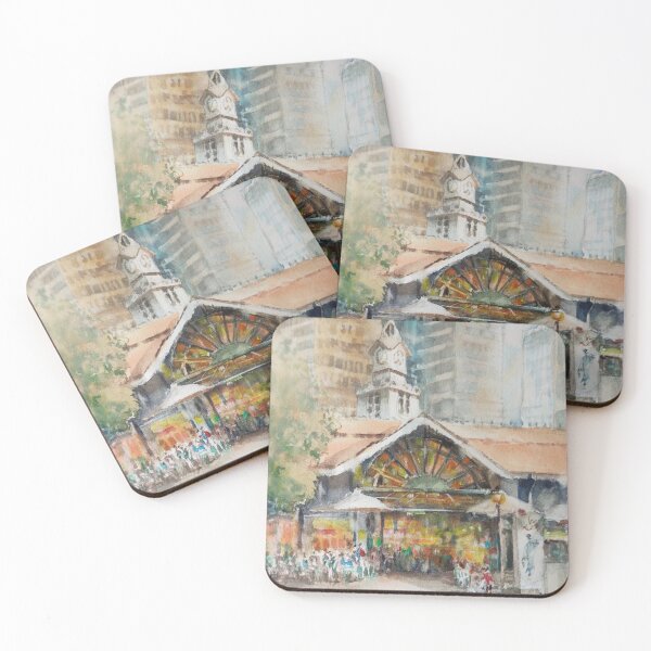 Item preview, La Pa Sat, Singapore watercolor  designed and sold by Almondtree.