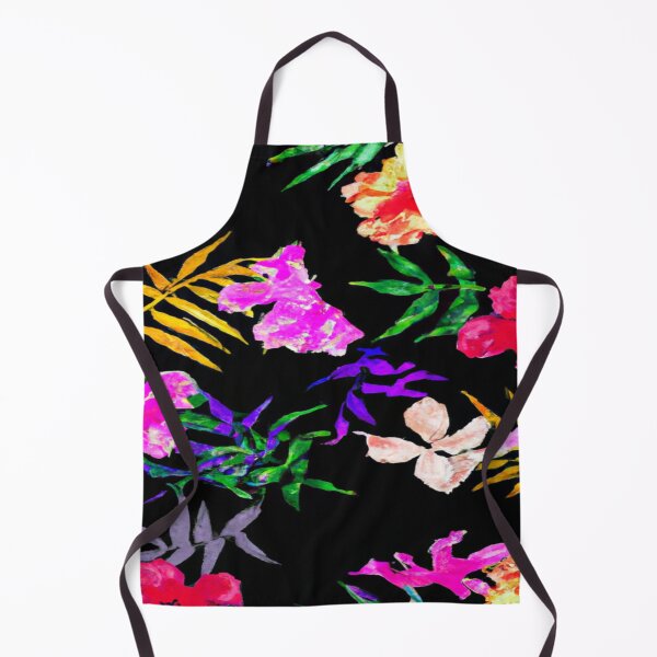 Item preview, Exotic Flowers on a Black Background designed and sold by calibrit.