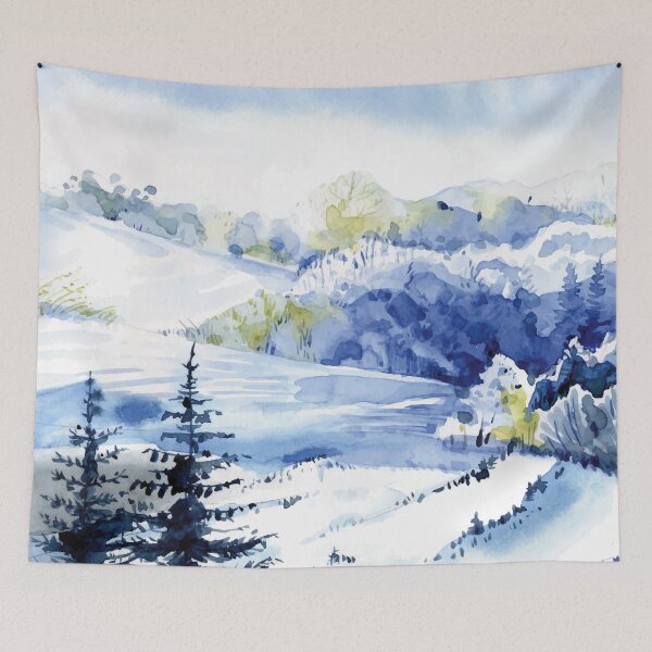 Item preview, Wintery Forest designed and sold by birchandbark.