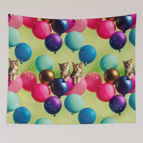 Item preview, Mini Balloon Kitty Pair designed and sold by MagicCatSociety.