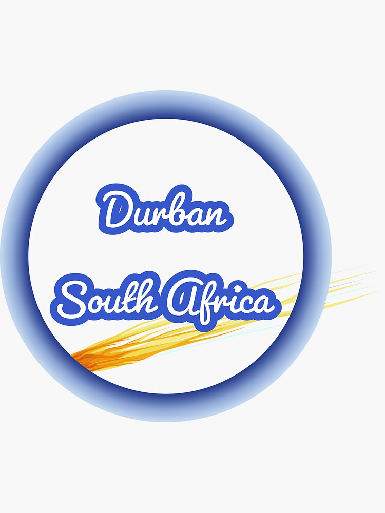 "Durban (eThekwini) City, South Africa" Sticker for Sale by thenatureof Redbubble