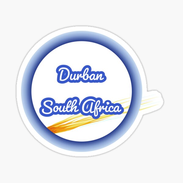 "Durban (eThekwini) City, South Africa" Sticker for Sale by thenatureof