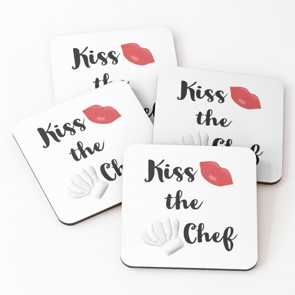 Item preview, Kiss the Chef (White Background) designed and sold by ArtByLM.